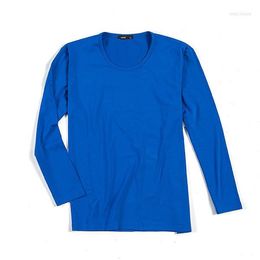 Мужские рубашки T Негабаритная мужская рубашка 2022 Осень с длинным рукавом мужская одежда повседневная мужская нижняя часть большого размера толстые парни xxl-7xl