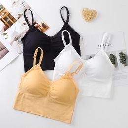 Bustiers & Corsets Seamless Brassiere Bras For Women Full Cup Breathable Bralette Wire Free Sleep Bra Tube Top Streetwear Strapless Crop