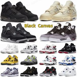Jumpman 4 basketball shoes for men women 4s Black Cat Sail Red Thunder University Blue wild things canyon purple amethst Wave Military shimme mens sports sneakers