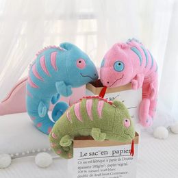 45cm Green Lizard Pillow Plush Dolls Cartoon Chameleon Plush Doll Children's Day Gift ZM1014