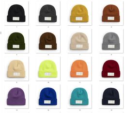 10pcs Spring winter woman man Fall Winter Double knit hat with hem gilrs Fashion Beanies Skullies Chapeu Caps Cotton Gorros Wool warm Student couple hat To keep warm