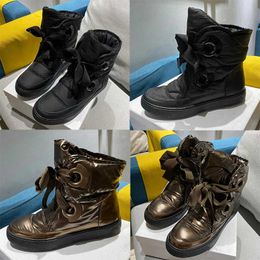 Designer Australia Snow Boot Designer Platform Down Ankle Boots Leather Winter skiing shoes Non-slip Outsole Boots NO418