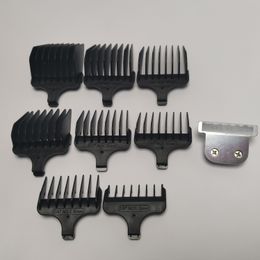 1PCS Razor T-Blade & 8PCS Hair Clipper Comb #1- #8 Cutting 3-25mm Replacement For 02144-200 9937 9984 9898L 9994 SS2L 9686