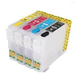 Ink Refill Kits 4pcs T1661 T1662 T1663 T1664 Refillable Cartridgeswith ARC Chips For ME10 ME101 Printer Cartridge