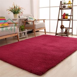 Carpets Simple Modern Lambskin Carpet Living Room Coffee Table Mat Bedroom Full Tatami Bedside Rug Bathroom Anti-slip Floor