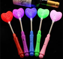 LED flashing light Lighting up sticks glowing rose star heart magic wands party night activities Concert carnivals Prop birthday Halloween gift