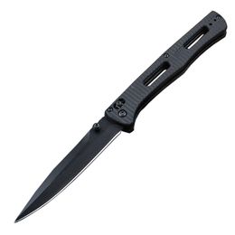 Promotion HB417 Pocket Folding Knife 440C Black Titanium Coating Blade Nylon Plush Glass Fibre Handle Outdoor EDC Knives with Retail Box