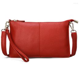 Evening Bags Women Genuine Leather Shoulder Female Crossbody For Ladies Designer Handbag Messenger Bag