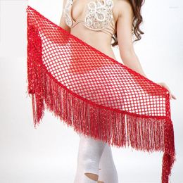 Stage Wear Women Belly Dance Costumes Ladies Waist Belt Chain Hip Scarf Tassels Performance Clothes