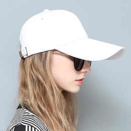 Ball Caps Lady Baseball Cap Female Summer Sun Hat Girls Outside Travel Leisure Visor White Black Casual B-8035