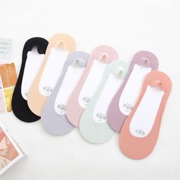 Women Socks Summer Thin Women's Vertical Stripes Cool Invisible Lolita Kawaii Colorful Low Cut Breathable Cotton Wholesales