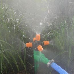 Watering Equipments Automatic Garden Sprinklers Water Grass Lawn 360 Degree Circle Rotating Sprinkler 5 Nozzles Tool Supplies