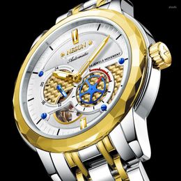 Wristwatches NESUN Official Men Business Automatic Sapphire Crystal Japan MIYOTA Skeleton Mechanical Male Gift Clock 10ATM