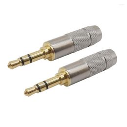 Lighting Accessories Straight 3.5mm Male Plug Stereo 3 Pole Audio Headphone Plugs Jack Replacement Soldering Connector