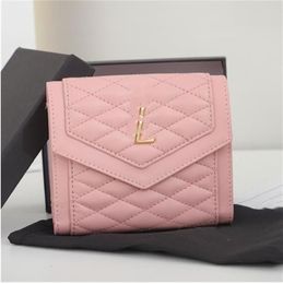 fashion wallets for woman High-end classic designer purse women's Caviar leather wallet single zipper multi-function card bag