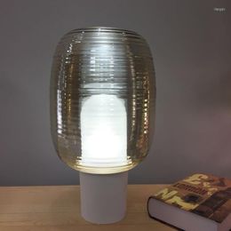 Table Lamps Modern Glass Lamp Metal Bedroom Light Fixtures Living Room Desk Art Home Decor Lighting TA020