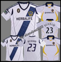 2007 2012 La Galaxy Retro Soccer Trikot 07 08 12 13 Beckham Donovan Keane Juninho Gonzalez Xavier Vintage Football Shirt Classic Kit