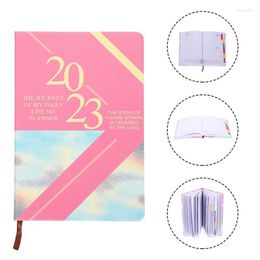 Planner Notebook 2023 Daily Book Notepad Monthly Time Appointment Schedule Management Weekly Pocket Portable Calendar Do List