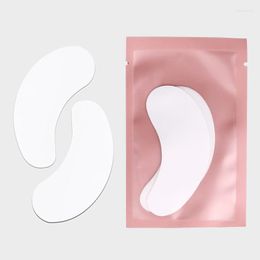 False Eyelashes 1 Pair Eye Pads For Eyelash Extension Under Patches Paper Pink Lint Free Stickers