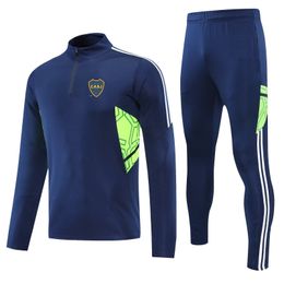 Boca Juniors Men's Tracksuits children Outdoor Soccer training suit jogging sports long sleeve suit Customise