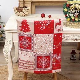 Pillow Christmas Snowman Chair Cover Decorative Articles Home Restaurant El 24 X S