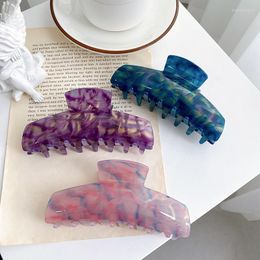 Hair Clips 2022 Korean High Quality Large Accessories 12cm Vintage Jumbo Claw Grade Acrylic