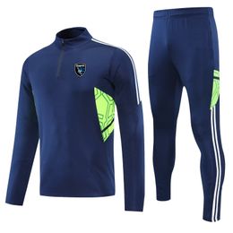 San Jose Earthquakes Men's Tracksuits children Outdoor leisure sport training suit jogging sports long sleeve suit