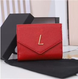 designer wallets woman High-end classic purse women's Caviar leather fashion wallet for woman single zipper multi-function Holders SL03