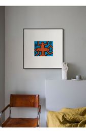 Paintings Keith Haring street graffiti pop style fun cartoon decorative Home decoration Street art Support customized size The frame of environmental protection