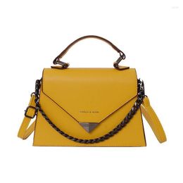 Evening Bags For Women 2022 Chain Luxury Design Handbags Ladies Messenger Shoulder Female Purses Solid Leather Crossbody