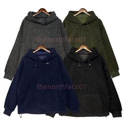 Autumn Winte Men Womens Cashmere Hoodies High Street Mens Casual Loose Hooded Coat Couples Pullover Sweatshirt Jumper Size S-XL