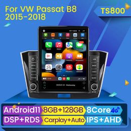 Android 11 Car dvd Radio Player Stereo for VW Passat B8 Magotan 2015 2016 2017 2018 Multimedia IPS Screen GPS Navigation