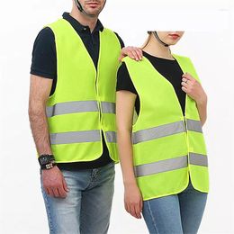 Motorcycle Apparel Car Reflective Safety Vest Auto Parts Strip For Gas Stations Cleaning Sanitatio Cycling High Visibility Jackets