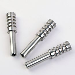 Wholesale smoking 510 thread titanium nail accessories 10mm 14mm 18mm ceramic quartz banger nail for nectar collector kit concentrate dab straw water pipe