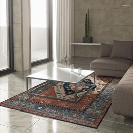 Carpets Bohemian Washable Thicken Cashmere Area Rug Livingroom Floor Carpet Customised For Kitchen Bedroom Balcony Restaurant Anti Slip