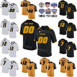 NCAA Football Missouri Tigers College 20 Cody Schrader Jersey 7 Dominic Lovett 11 Barrett Bannister 8 TyRon Hopper 12 Brady Cook 8 Nathaniel Peat For Sport Fans Team