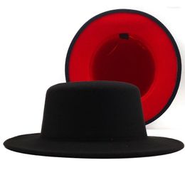 Wide Brim Hats Flat Top Fedora Hat For Women Men Fedoras Bulk Men's Women's Felt 2022 Woman Man Panama Cap Female Male Jazz Caps