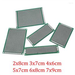 Lighting Accessories Green Double Side PCB Board 2x8 3x7 4x6 5x7 6x8 7x9cm Diy Universal Printed Prototype Circuit Breadboard For Arduino