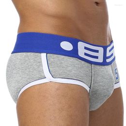 Underpants 85 Brand 50PC/LOT Wholesale Men Underwear Sexy Gay Briefs Cotton Breathable Quick Dry Comfortable Cucea