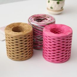 Party Decoration 200m Paper Rope Lafite Baking Packaging Decorative Tape Braided Manual