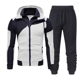 Men's Tracksuits The Autumn/winter 2022 Men's Sport Coat Long-sleeved Jacket Tracksuit Pants With A Casual Zip-up Outdoor Jogging Suit