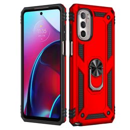 Armour Phone Cases For MOTO G G9 G10 G20 G30 G31 G41 G51 G71 Play Pure Plus Stylus Power 5G Stand Support Sliding Window Kickstand Shockproof Case