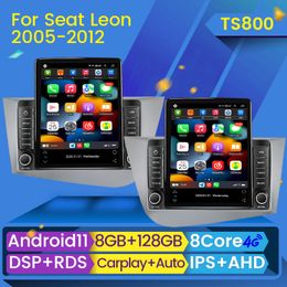 Android 11 Video Player Car dvd Radio Stereo For Seat Leon 2 MK2 RHD LHD 2005 - 2012 GPS Navigation Auto Carplay WIFI BT RDS