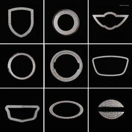 Interior Accessories 1 Pcs Car Steering Wheel Decorative Stickers Diamond Ring Decoration Suitable Various Models