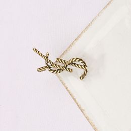 Luxury Women Designer Brand Letter Brooches 18K Gold Plated Simple Style Inlay Crystal Rhinestone Jewelry Brooch Charm Pin Marry Wedding Party Gift Accessorie