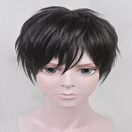 Fashion Cosplay samumenco Samurai Flamenco Short Black Anime Wig