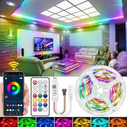 Strips Dream Colour LED Strip Lights WS2811 RGB IC Phone APP Control Luces 5M 10M 15M Diode Flexible Ribbon Tape Wall Bedroom DC12V