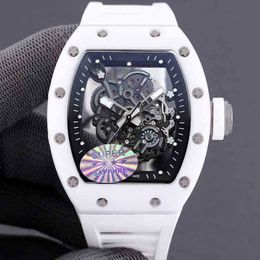 business leisure rm055 full automatic mechanical r watch ceramic case tape mens Watch