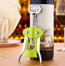 Red Wine Bottles Openers 2 In 1 Beer Bottle Opener Plastic Stainless Steel Wines Corkscrew Bar Essential Tool Kitchen Accessories 250pcs DAT500