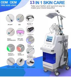 Microdermabrasion pore cleaner skin whitening water aqua 13 in 1 facial dermabrasion machine for price